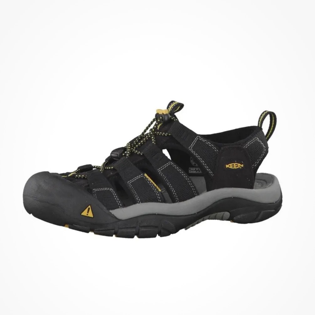 Keen Newport H2 Water Hiking Walking Black Sandals Men 9 Euc